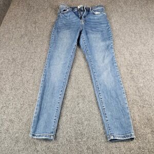 Wax Jean Collection Womens‎ Skinny Jeans Medium Wash Blue Denim Size 11/30 90284